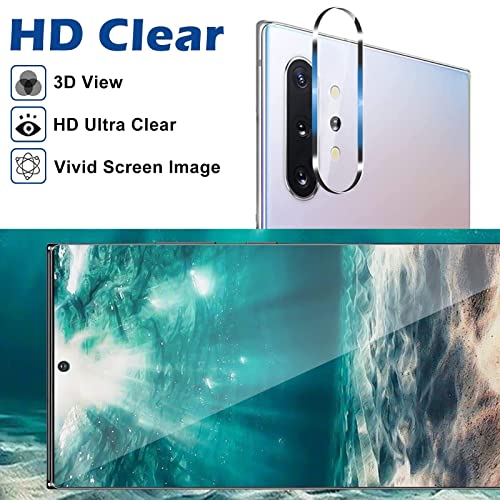 2+2 Pack] Galaxy Note 10 Plus Screen Protector,9H Tempered Glass