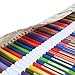 Damero 100 Canvas Colored Pencils Wrap, Travel Pen Case Roll with Multi-purpose Pouch for Accessories, Cute and Well Made (NO Pencil Included)