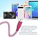 Short Micro USB Cable, OKRAY 5 Pack 1 Feet Colorful Durable Nylon Braided USB Android Charger Sync Charging Cord Compatible with Samsung Galaxy S7/S6 Edge, LG, HTC, Nokia, Sony, PS4, Power Bank