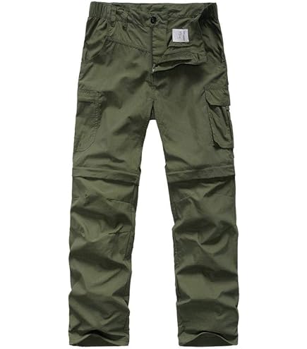 Amazon.com: Mens Hiking Pants Convertible Pants Zip Off boy Scout