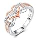 FENDINA Women's Infinity Rings Vintage 