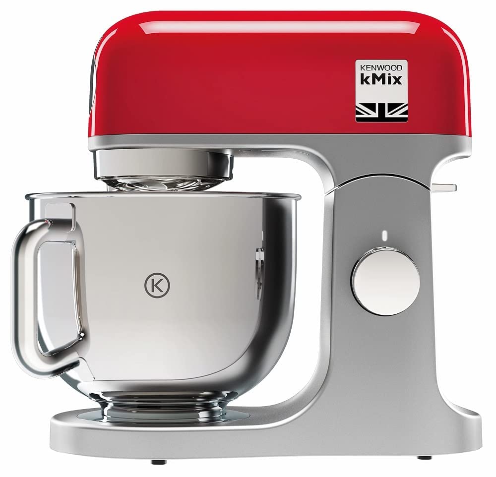 Kenwood-kMix-KMX750ARD-Robot-de-Cocina-Multifuncion-1000-W-Bol-Metalico-de-5-L-con-Asa-Gancho-para-Amasar-Varillas