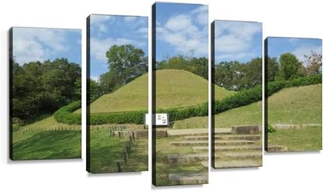 Amazon Co Jp 奈良 奈良県 高松塚古墳 高松塚 高松 塚 古墳 墓 技術 デザイン 手作業 秋 文化 世界 日本 10月 観光地 観光 キャンバスアート アートボード 壁掛け装飾 おしゃれ 部屋飾り インテリアパネル 絵画 ポスター 木枠付きの完成品 ホーム キッチン