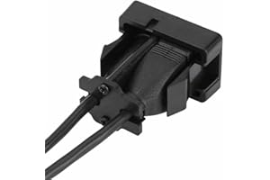 Car USB Port and 3.5mm AUX Jack Extension Cable, Light Weight Portable Mounting Panel with High Speed Data Transfer, for Most