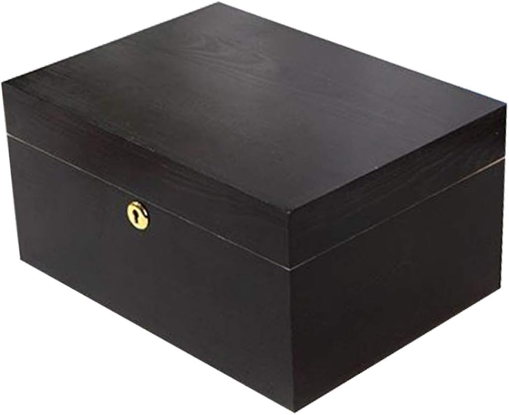 #N/A Caja de Madera Rectangular Grande Cajas de Almacenamiento de