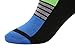 Kids'Merino Wool Ski Socks w/Moisture-Wicking Full Terry Ski Socks for Kids Youth Ski Socks Ski Socks Girls, Blue/Lime/Charcoal Stripe, 9-12 Years