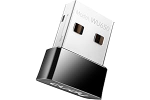 Cudy AC 650Mbps USB WiFi Adapter for PC, 5GHz/2.4GHz Wireless Dongle, WiFi USB, USB Wireless Adapter for Laptop - Nano Size, 