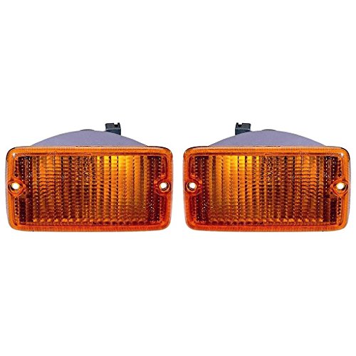 Jeep Wrangler 1997-2000 Parking Signal Pair Driver and Passenger Side Unit R=L (NSF Certified) CH2520131, CH2520131