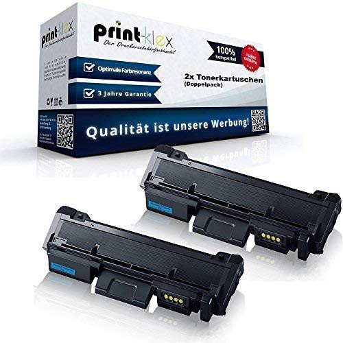 Print-Klex 2x Premium Line Compatible Toner Cartridge for Samsung Xpress M2825ND Xpress M2825ND Xpress M2826 Xpress M2835DW Double Pack D116S/ELS 116S MLTD1 16LELS D116 MLT/D116LELS. 116 ELS