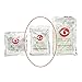 6 Pack Bags Freezer Gel Packs 2-Pack long lasting cold freezer packs for Lunch Box, Coolers, Lunch Bags, Bento Box, Picnics, School, Camping, Hiking, Reusable (Medium) (Clear)