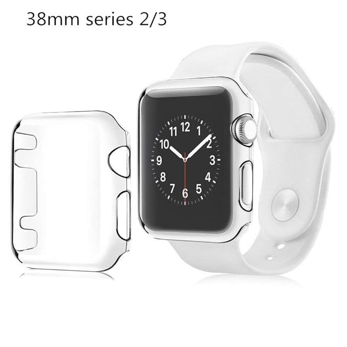 2 Caso de la serie 38 mm Apple Watch, iWatch All-around funda duro ...