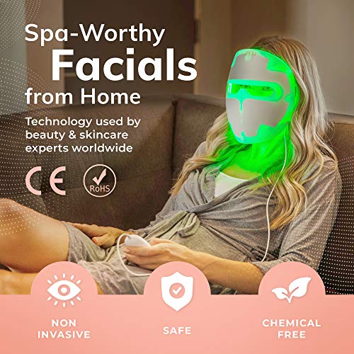 Güzel LED Face Mask Infrared Light Therapy Facial Care Masks with 7 Color Settings Photon