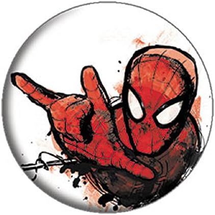 Spider-Man - Web Shot - Pinback Button 1.25"