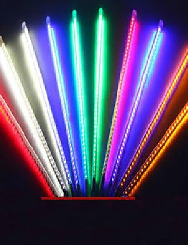 ZQ Character design Christmas Bars Wedding Led Meteor Light Single Meteor Shower Tubes Decoration Lamps 0.3M 8PCS , blue