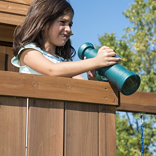 SwingNSlide Tremont Tower Play Set with Two Slides, Two Swings