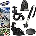 EEEKit 5in1 Accessories Kit for AIon Air Pro 2/3 Wi-Fi HD,Handheld Monopod Extension Telescope Selfie Stick+Adjustable Bike Handlebar Mount+Car Windshield Dashboard Suction Cup Mount