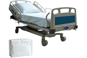 Hospital Bed Sheets Fitted Premium 100% Cotton, 36× 80×9 inch (Twin XL), Deep Pocket, Strong Elastic, Snug & Wrinkle‑Free, 1-