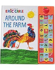 World of Eric Carle, Around the Farm Animal 30-Button Sound Book - Great for First Words - PI Kids