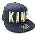 KING HAT IN BLACK