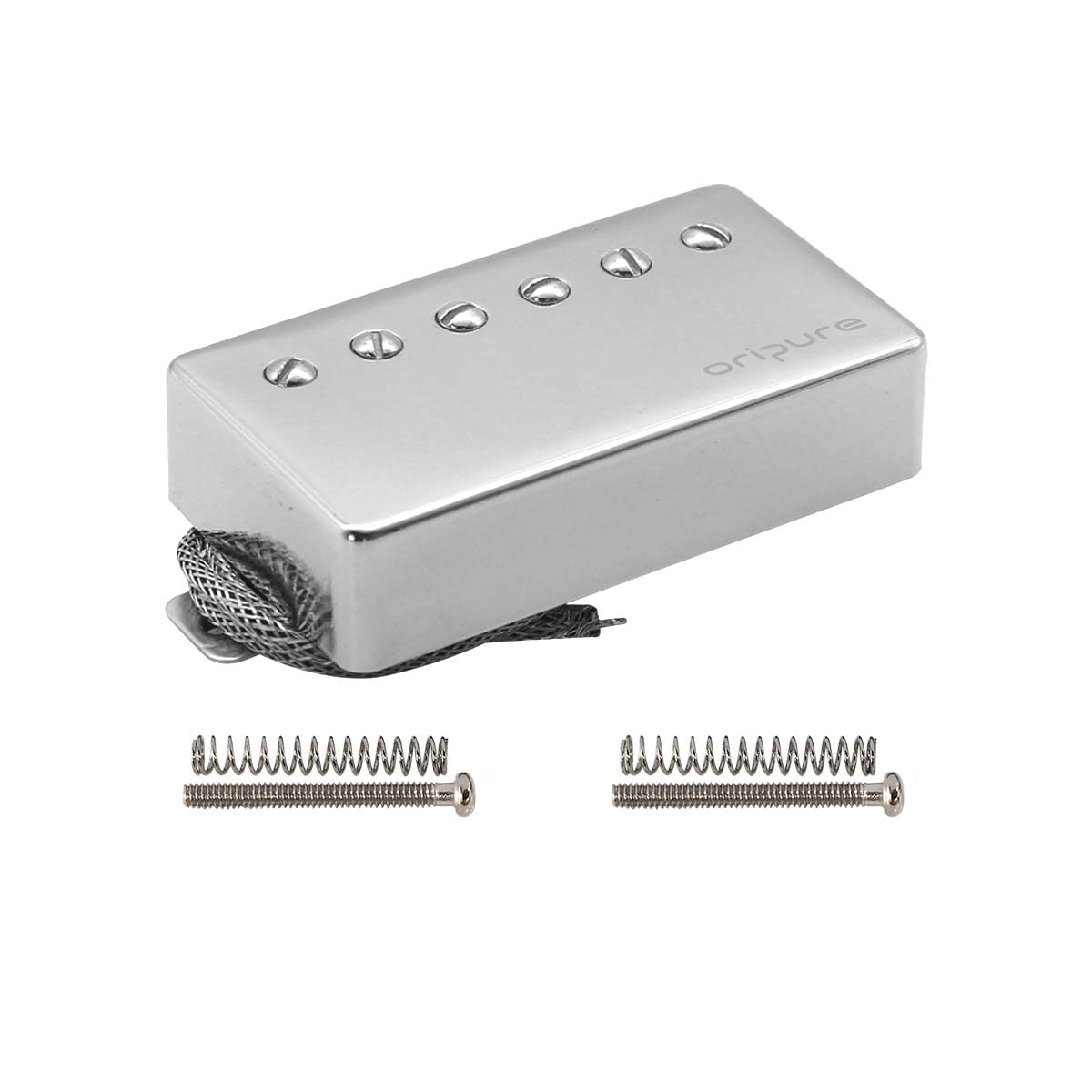 OriPure Alnico 5 Humbucker Pickups Chrome Electric Guitar Neck Pickup Fit Les Paul Guitar Part