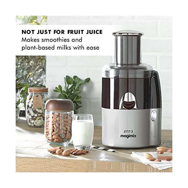 Magimix-Juice-Expert-3-Juice-Smoothie-Plant-Based-Milk-Maker-Machine-Easy-Maintenance-18082-SilverBlack Magimix Juice Expert 3 | Juice, Smoothie & Plant-Based Milk Maker Machine | Easy Maintenance | 18082, Silver/Black