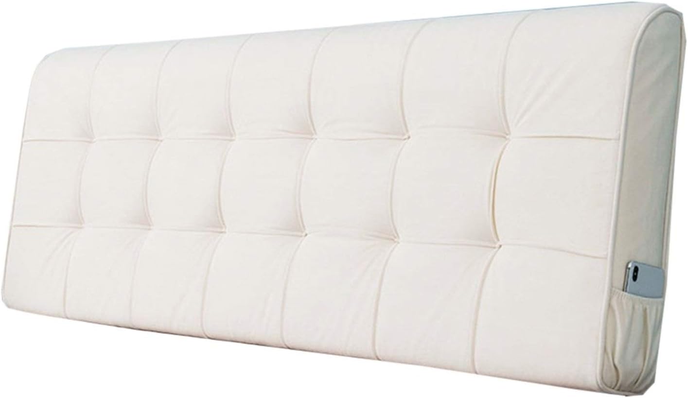 Treer Cuscino Da Lettura Per Letto Grande Colori Cuscino Schienale Divano Cuscino Lombare Per Testiera Wedge Cuscino Cuscino Di Supporto Cuscini Per Poggialetto Colori (80 * 35 * 20cm,Marrone