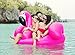 Captain Floaty Giant Inflatable Flamingo Pool Float, Swim Raft Floatie Lounger - Over 6' Huge