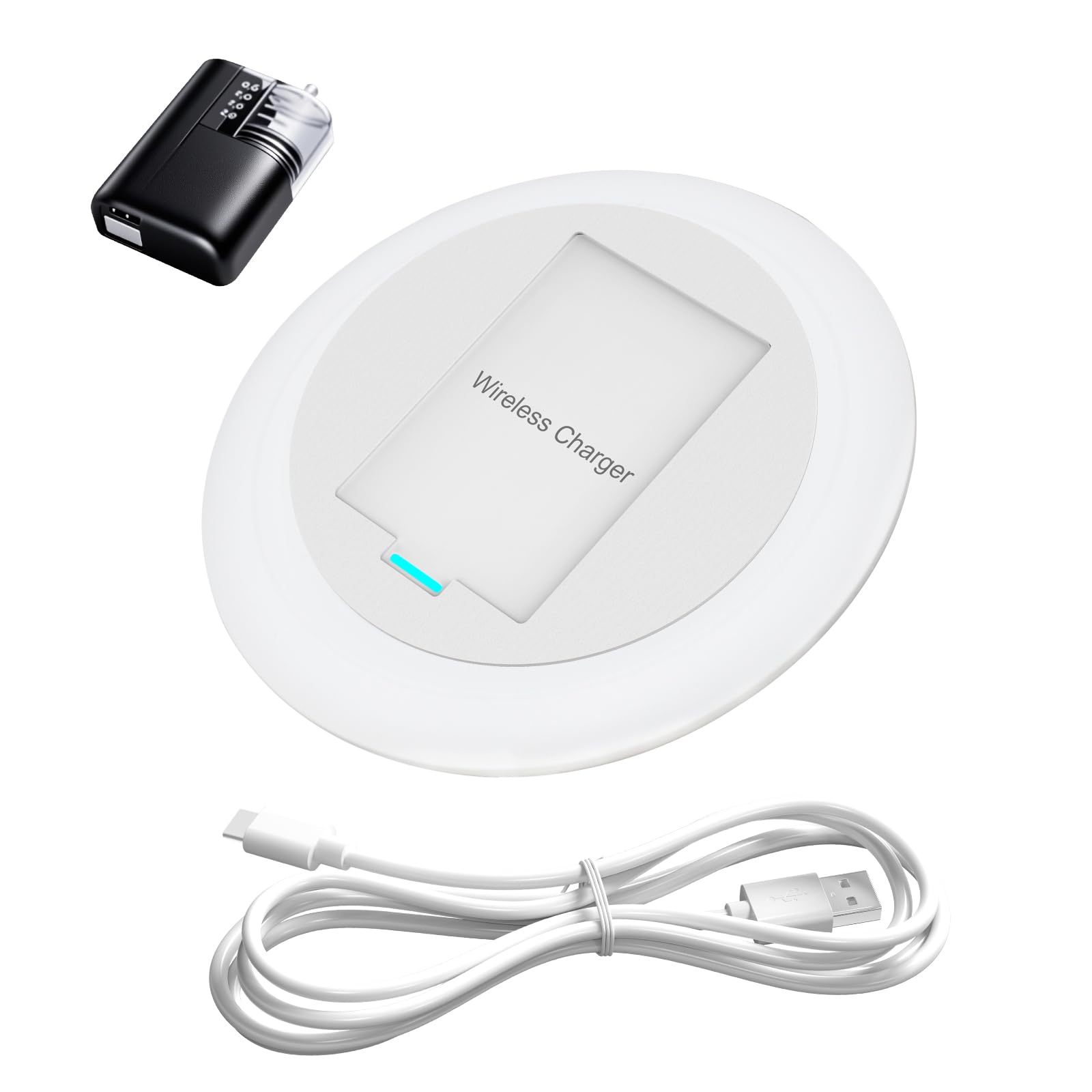 Sijidou Wireless Charging Board is Compatible with Tandem Mobi and Suitable for Tandem Mobi Wireless Charging (White)