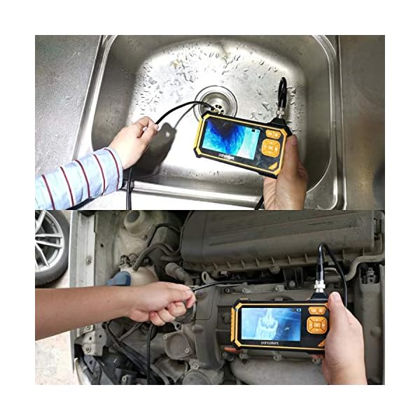 Pancellent Digitales Industrie Endoskop 1920X1080P, Videoscope Endoskop mit wasserdichter IP67-Kameraprüfung, 4,3-Zoll… – Bild 8