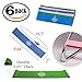 Bouncy Chair Fidget Bands 6 Pack for Kids with Fidgety Feet - for School Chairs Desk Classroom - Fidget Resistance - Improves Concentration