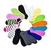 HOT FEET 6, 18 Pack - No Show Socks for Women, Thin Low Cut Ankle Socks for Teens and Girls, Athletic Socks - Size 4-10, Stripes/Dots/Solid
