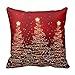 Christmas Pillow Cases,Muxika New Fashion Merry Christmas Soft Pillow Cases Sofa Cushion Cover Home Decor Square 45 x 45cm 18 x 18inch (B)