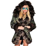 Pumsun Womens Long Sleeves Faux Fur Coat Winter