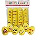 American Carnival Mart Emoji Plastic Eggs 24-Pack ASST