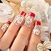 Jaciya 1800 Pack AB Round Crystal Rhinestones Flat Back Rhinestones Gems 2 mm 3 mm 4 mm 5 mm 6 mm Mix Size for Nail Art DIY Crafts