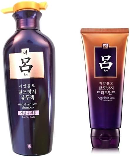 Ryoe New Jayangyunmo Shampoo (Anti-Hair Loss Shampoo) 13.53Oz(400Ml) + Jayangyunmo Treatment 6.76Oz(200Ml)