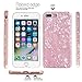 J.west Case Compatible with iPhone 8 Plus / 7 Plus Case, Cute Ultra Thin [Tinfoil Series] Macaron Color Bling Lightweight Soft TPU Case Cover (Pink)