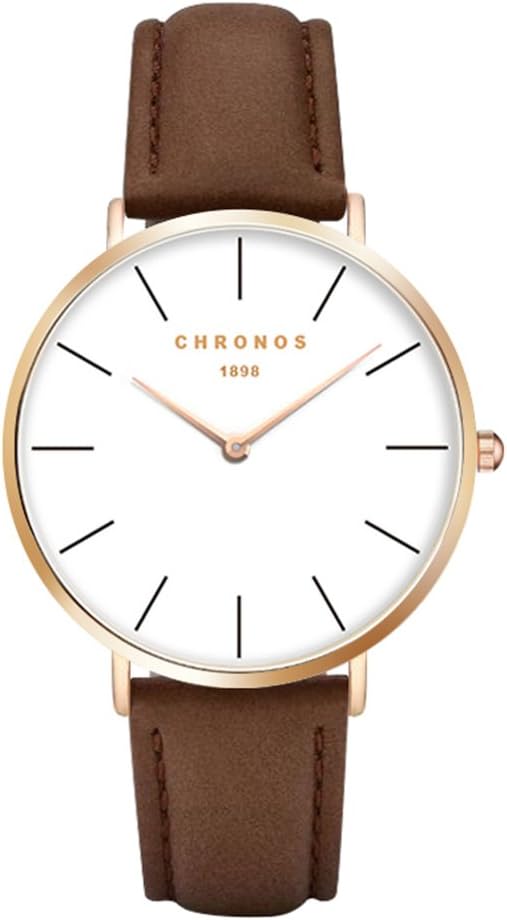 Simple Couples Quartz Watch,Fashion Women Men Unisex Suede Leather Strap Wrist Watches