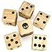Lawn Bones - Set of Six Jumbo Yard Dice - Includes Carry Bag and Insert with Rules for Various Games - Great for Family BBQs, Backyard Parties, and Other Outdoor Gatherings