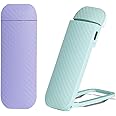 HEMONNKAM 2 Pack Rechargeable Reading Light, Clip On Book Light, Purple+Light Blue