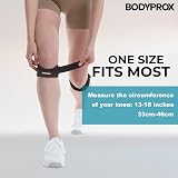 Bodyprox Patella Tendon Knee Strap 2 Pack – Adjustable Support Brace view 3
