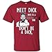 Alabama Football Don't Be a D!ck Funny Men's Cardinal T-Shirt (2-X)