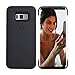 AUYOUWEI Galaxy S8 Plus Case, LED Illuminated Selfie Light Case Cover [Rechargeable] Light Up Luminous Selfie Flashlight Cell Phone Case for Samsung S8+/ Plus (Black)