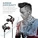 Bluetooth Headphones Neckband, TaoTronics Wireless Headset Magnetic In Ear Earbuds with Mic (Silicone Gel Surface, CVC 6.0 Noise Cancelling Microphone, IPX5 Waterproof, 10 Hours Playtime)