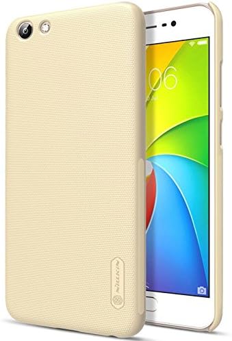 VIVO Y69 Case DISLAND [Slim Fit][Frosted Shield]Matte Hard Back Cover Skin Case with Screen Protector for VIVO Y69,Golden