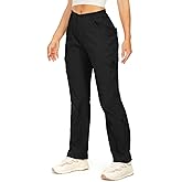 Toomett Women's Hiking Cargo Pants Convertible Quick Dry UPF50+ Waterproof Capri Fishing Safari Travel Pants