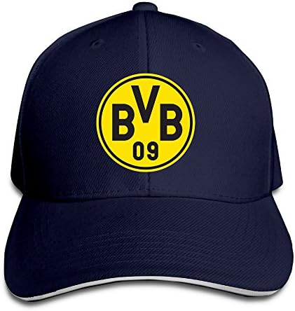 MSKOOK Borussia Dortmund Outdoor Sandwich Peaked Cap&amp;Hat For Unisex