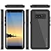 PunkCase Galaxy Note 8 Waterproof Case, [StudStar Series] [Slim Fit] [IP68 Certified] [Shockproof] [Dirtproof] [Snowproof] Armor Cover for Samsung Galaxy Note 8 [Black]