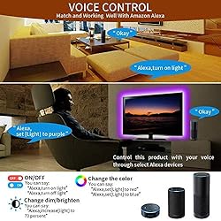 LED Strip Alexa 16.4 ft LED Strip Google Home, LED
