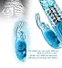 Bigbanana Rabbit Dildo Vibrator 8-Speed G-spot Stimulation Vibe Rotating Rabbit Vibrator-Waterproof Rabbit Massager Vibrator Sex Toy